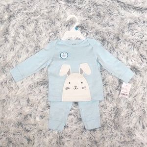 Carter’s Bunny with tail 2 piece set